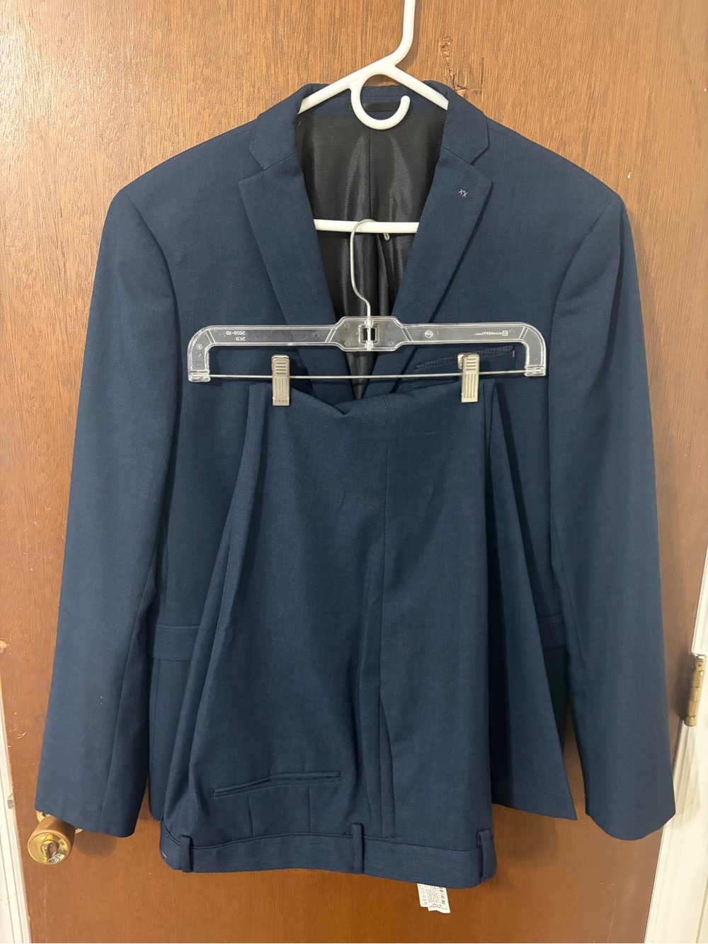 Zara Men's Dark Navy Two-Piece Suit